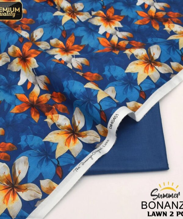 Bonanza Digital Lawn 2-Piece Un-stiched