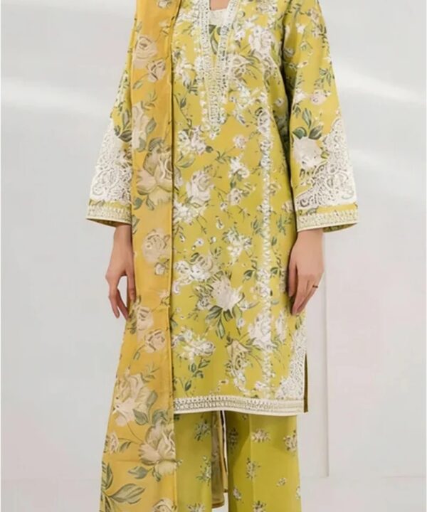 Afrozeh Digital Lawn 3-Piece Un-Stiched