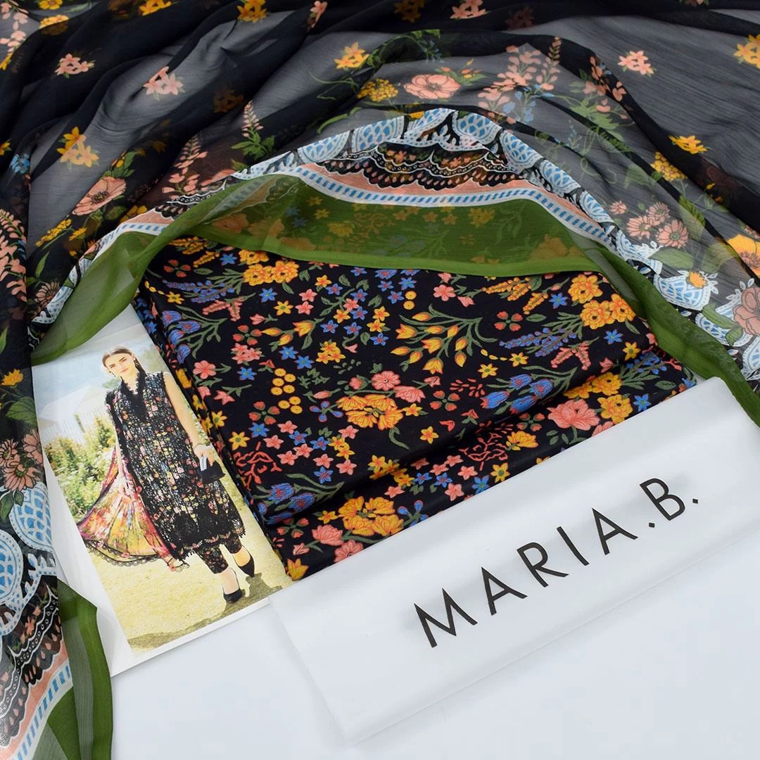 Maria.B Lawn 3-Piece Unstiched - Image 2