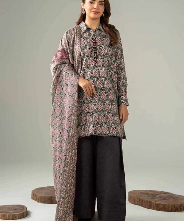 Nishat Printed Lawn 3-Piece Un-Stiched