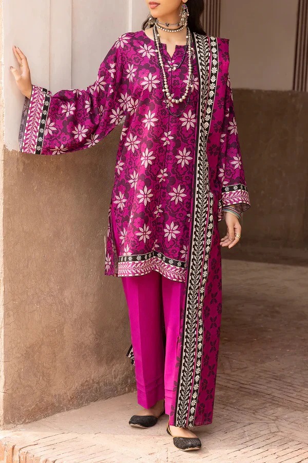Saya Digital Printed Lawn 3-Piece Un-Stiched