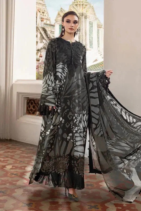 Maria.B Digital Lawn 3-Piece Un-Stiched