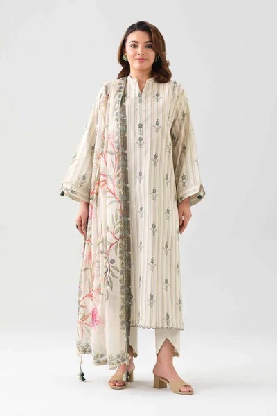 Khaadi Printed Lawn 3-Piece Un-Stiched