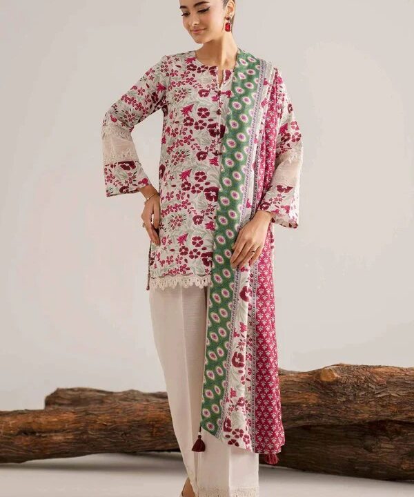 Nishat Printed Lawn 3-Piece Un-Stiched