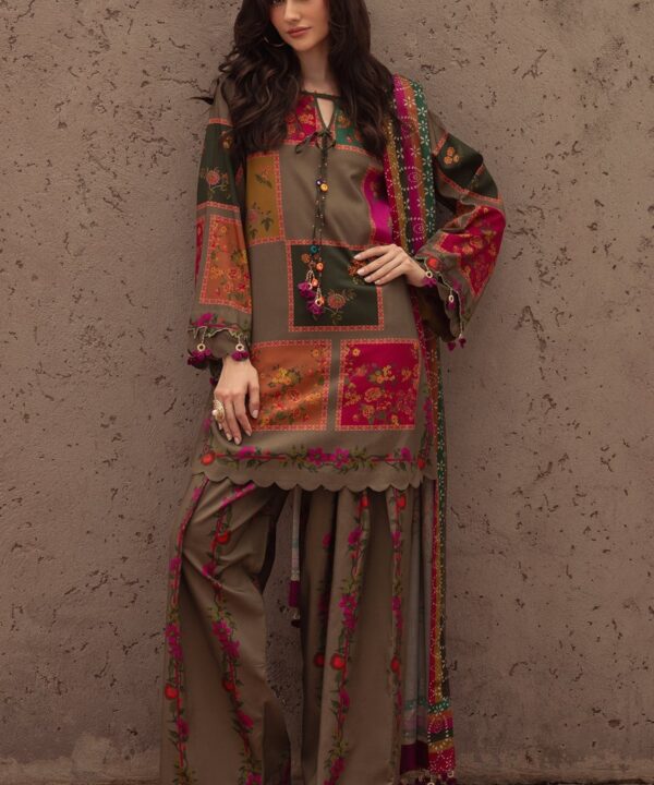 Charizma Digital Lawn 3-Piece Un-Stiched