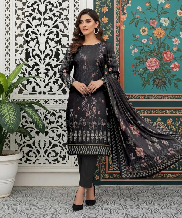 Iznik Digital Printed Lawn 3-Piece Un-Stiched