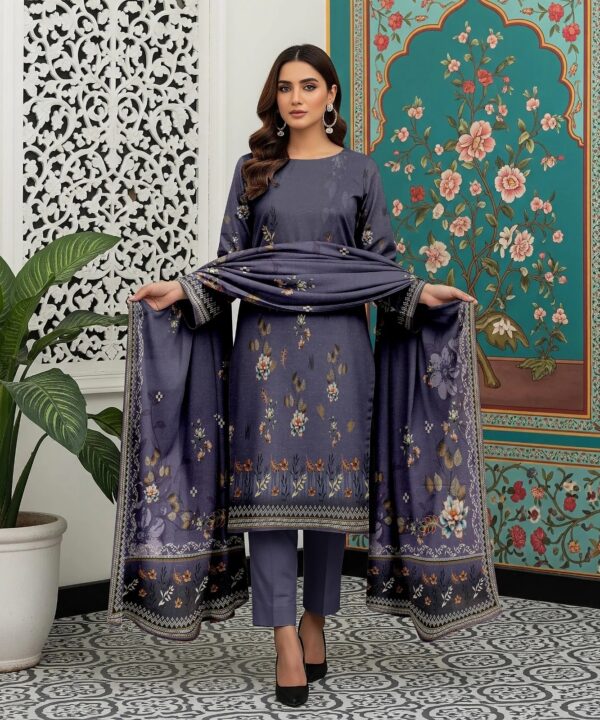 Iznik Digital Printed Lawn 3-Piece Un-Stiched