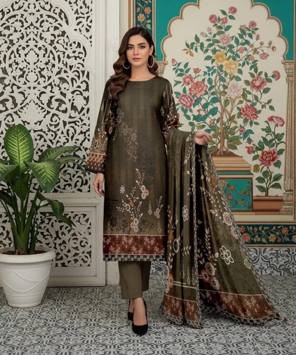 Iznik Digital Printed Lawn 3-Piece Un-Stiched