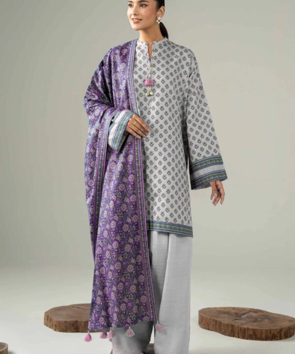Nishat Printed Lawn 3-Piece Un-Stiched
