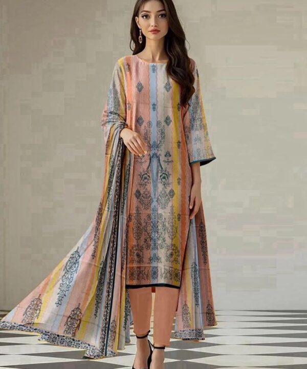 Orient Lawn 3-Piece Un-Stiched