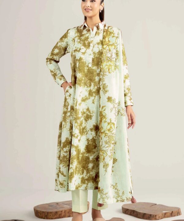 Nishat Printed Lawn 3-Piece Un-Stiched
