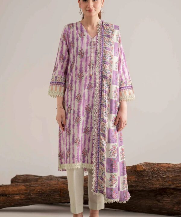 Nishat Printed Lawn 3-Piece Un-Stiched