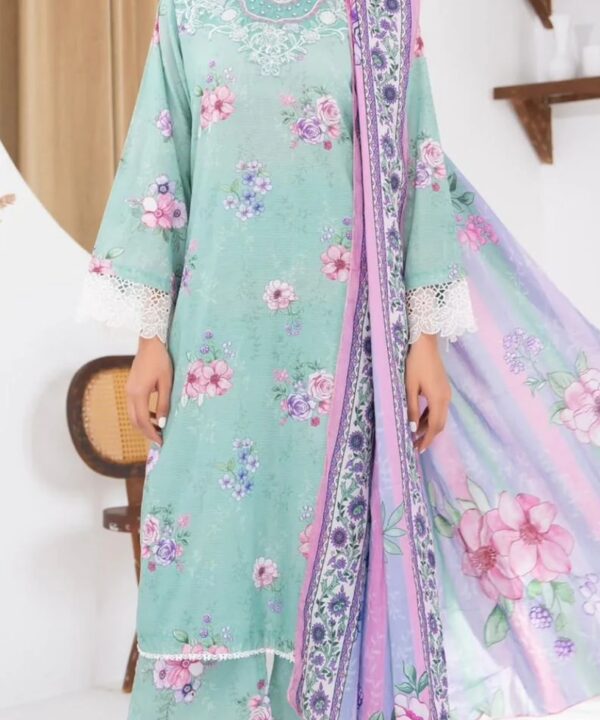 Shanaya Digital Lawn 3-Piece Un-Stiched