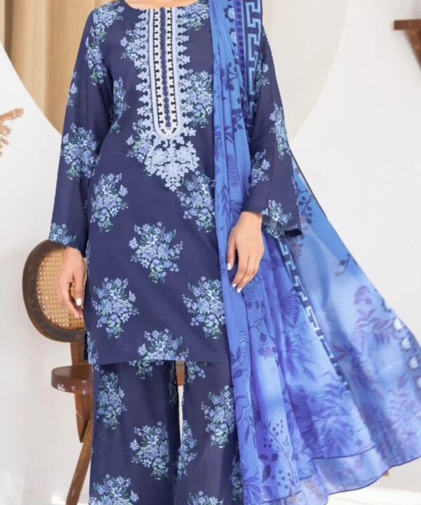 Shanaya Digital Lawn 3-Piece Un-Stiched