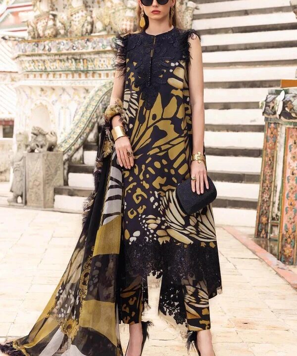 Maria.B Digital Lawn 3-Piece Un-Stiched