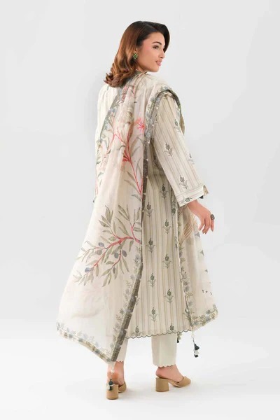 Khaadi Printed Lawn 3-Piece Un-Stiched - Image 3