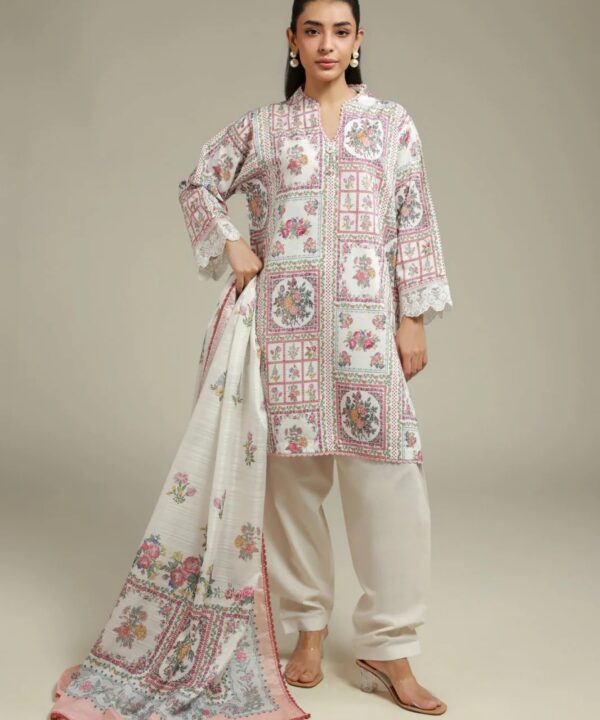 Khaadi Printed Lawn 3-Piece Un-Stiched
