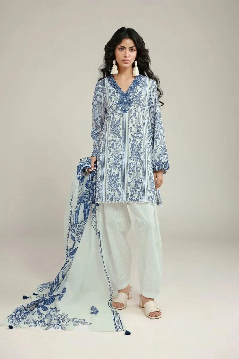 Khaadi Printed Lawn 3-Piece Un-Stiched