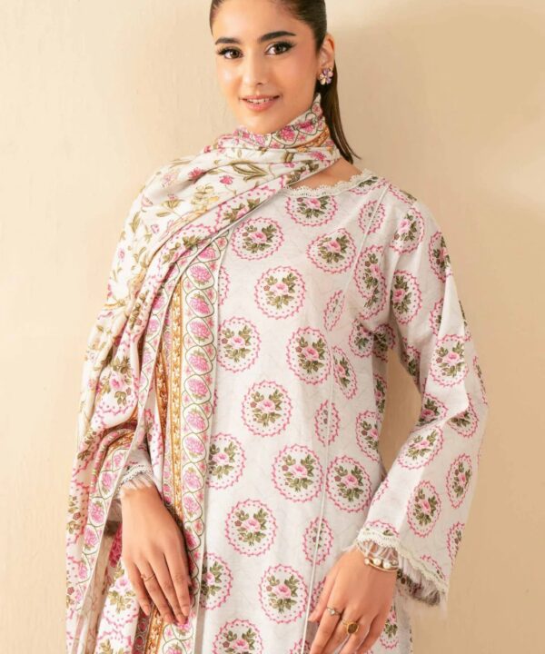 Nishat Printed Lawn 3-Piece Un-Stiched