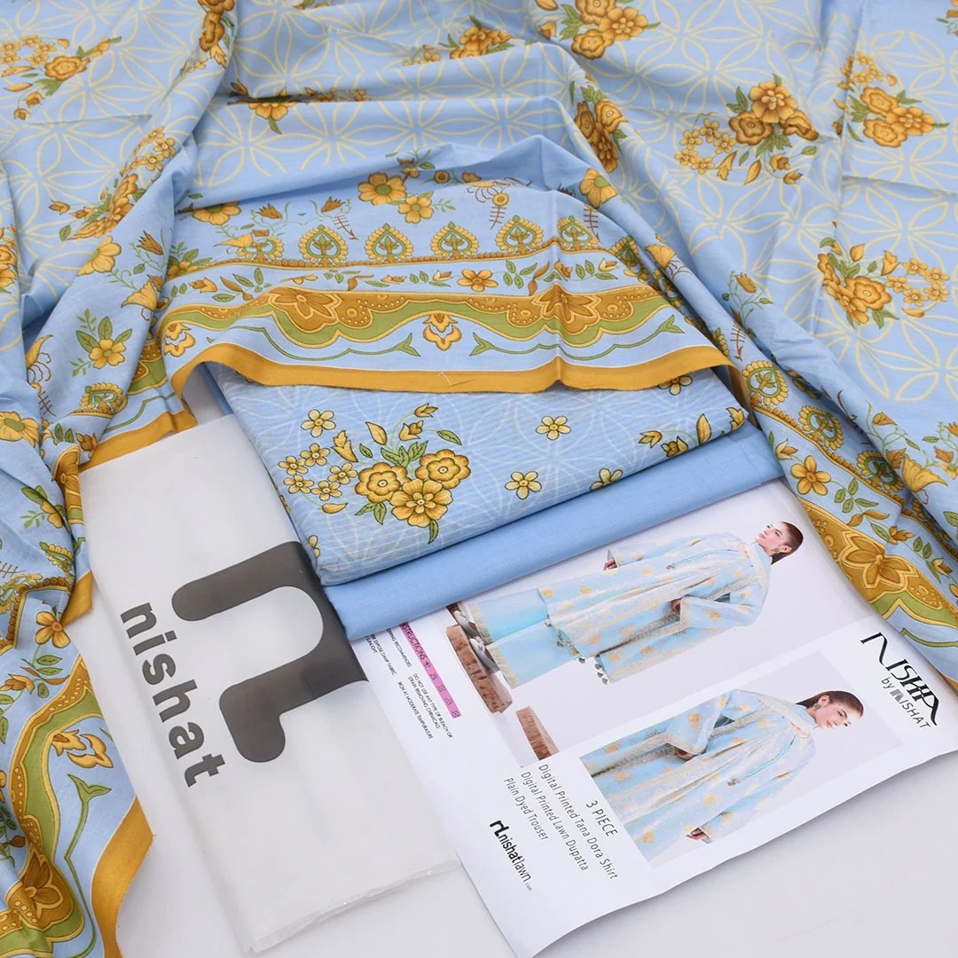 Nishat Printed Lawn 3-Piece Un-Stiched - Image 2