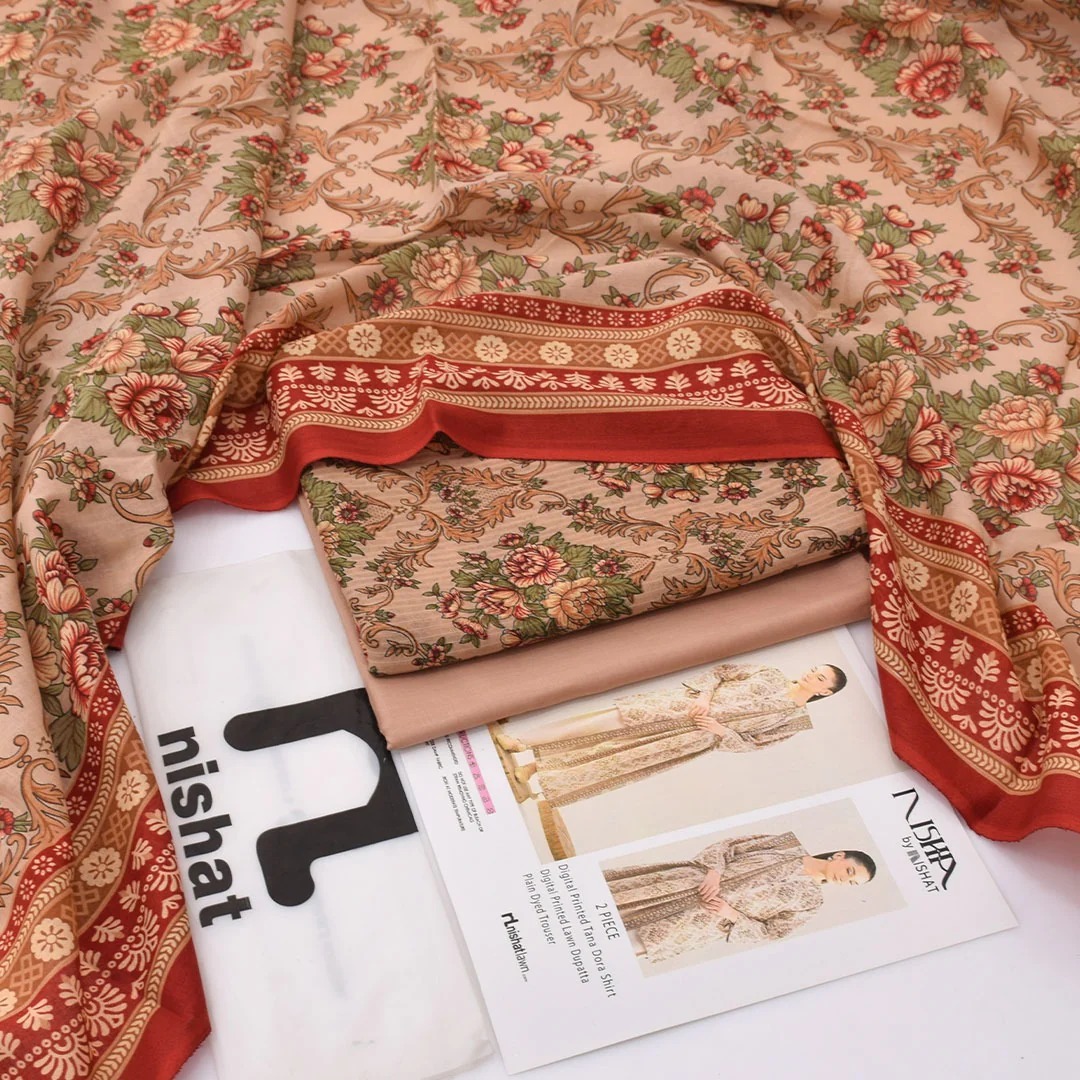 Nishat Printed Lawn 3-Piece Un-Stiched - Image 2