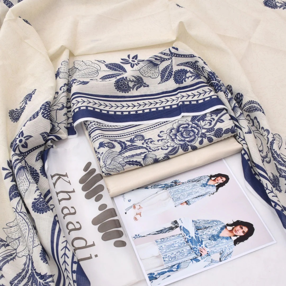 Khaadi Printed Lawn 3-Piece Un-Stiched - Image 2